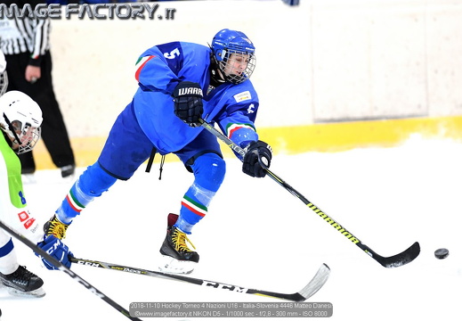 2018-11-10 Hockey Torneo 4 Nazioni U16 - Italia-Slovenia (2-4)